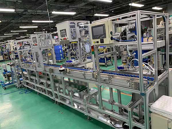 汽車門鎖24工位自動裝配線，汽車行業(yè)自動化生產(chǎn)線設(shè)備
